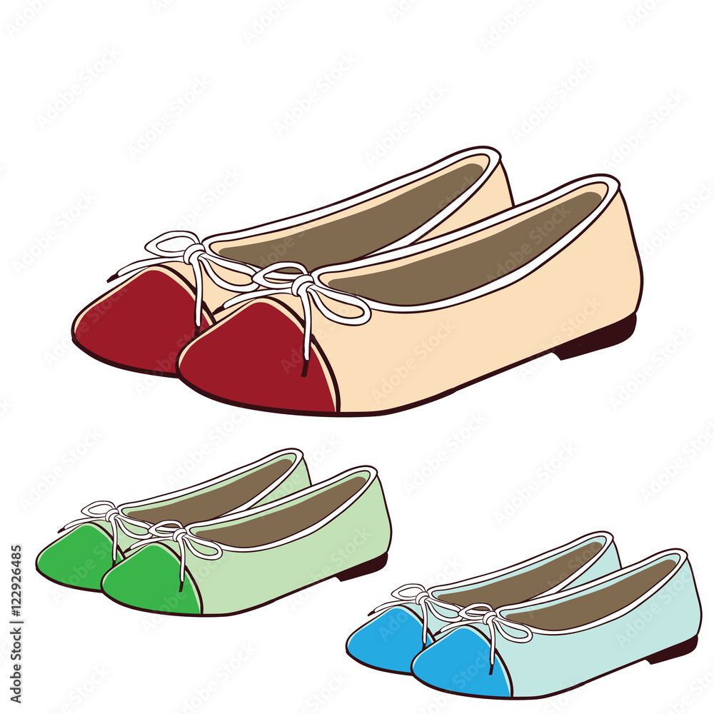 Feminine sales flat shoes