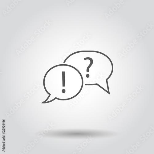 Question and answer icon