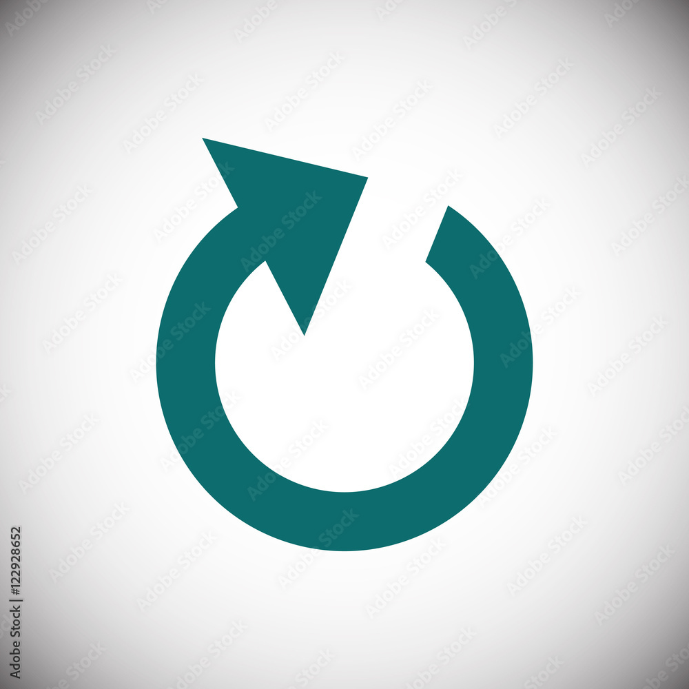 reload icon stock vector illustration flat design reload icon stock vector illustration flat design