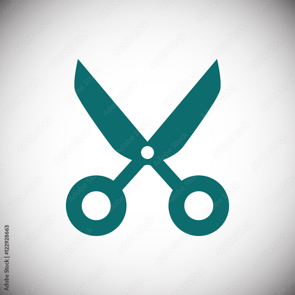 cut icon stock vector illustration flat design cut icon stock vector illustration flat design