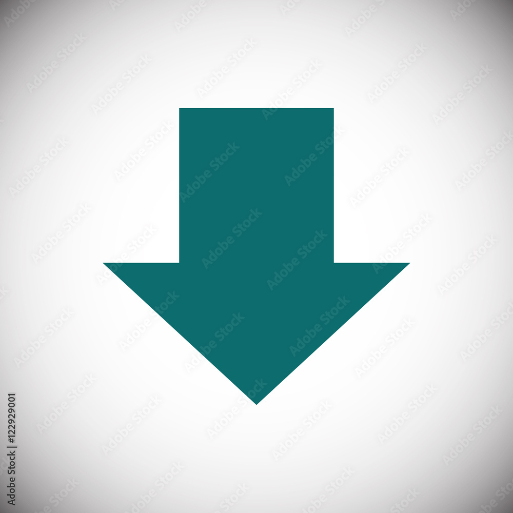 download icon stock vector illustration flat design