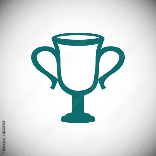 champions cup icon stock vector illustration flat design