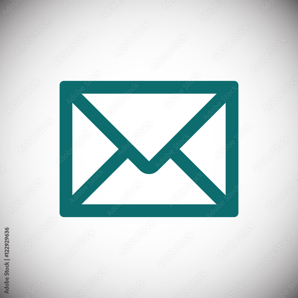 email icon stock vector illustration flat design email icon stock vector illustration flat design