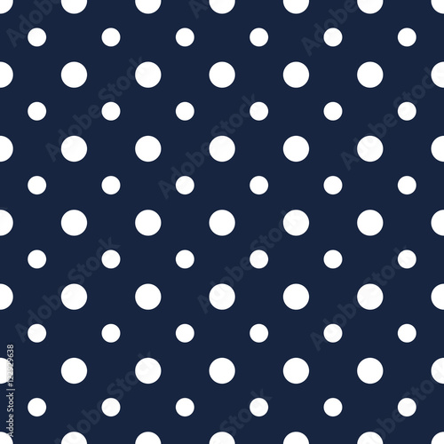 Abstract vector dotted seamless pattern.