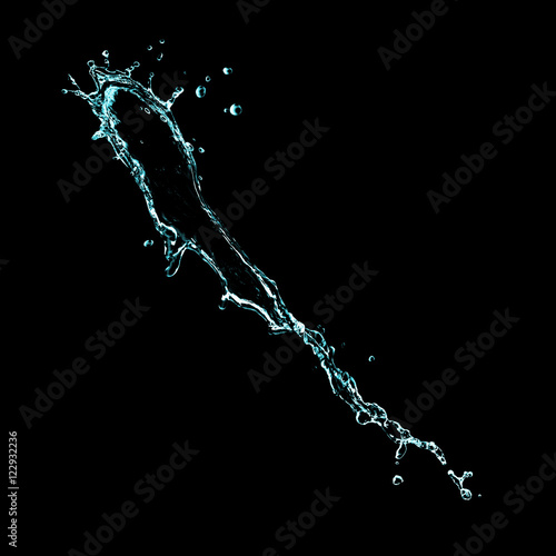 splash of ink isolated on black background. beautiful splash of wine close-up.   water splash. oil splash. water spray with drops isolated.