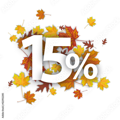 15 Percent Autumn Foliage