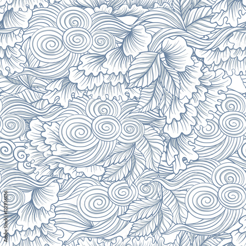 Seamless pattern in japaneese style