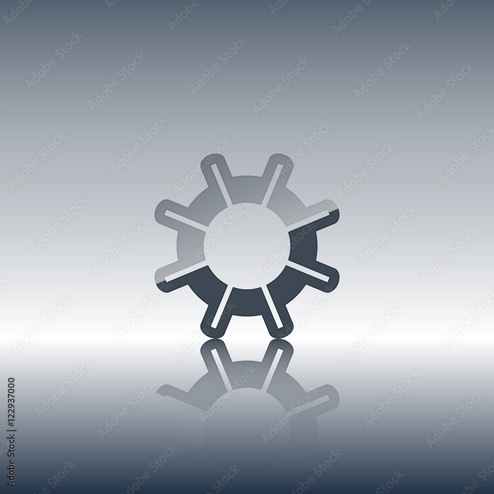 Abstract gear icon.Technology element. Abstract gear icon.Technology element.