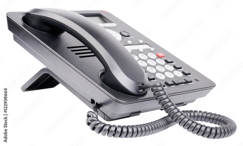 Office IP telephone isolated on white Office IP telephone isolated on white