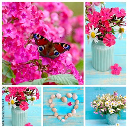 Wildblumenstrauß Collage - ...