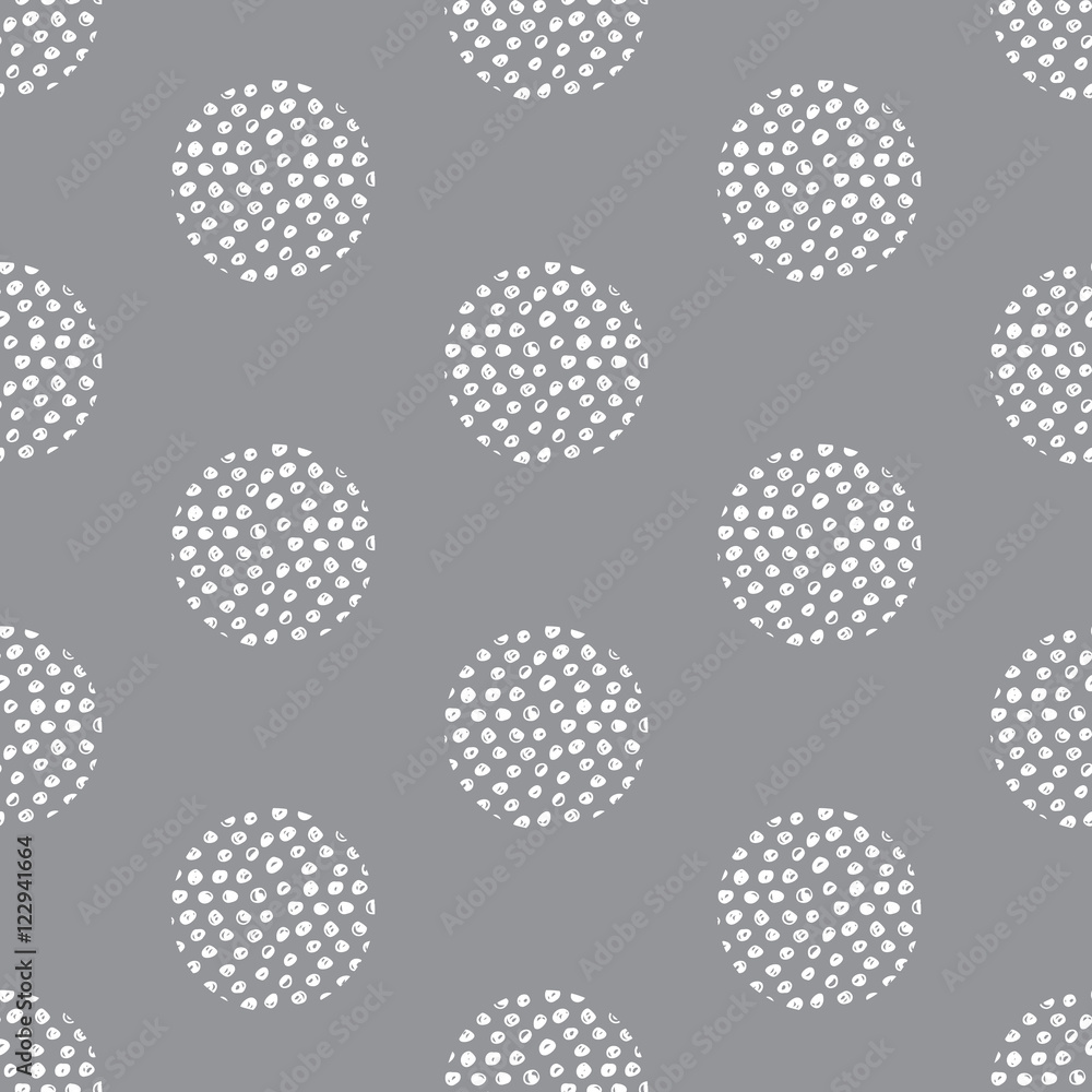 Modern seamless pattern background with dots Modern seamless pattern background with dots