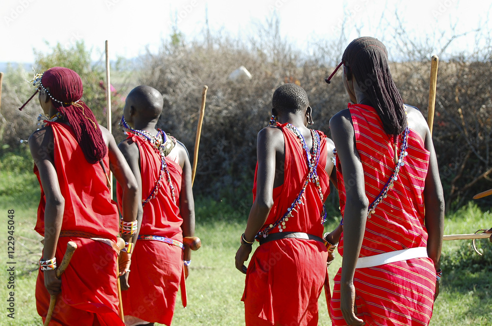 Fototapeta premium Masai Men - Kenya