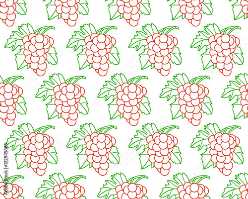 Bunch of grapes contour pattern