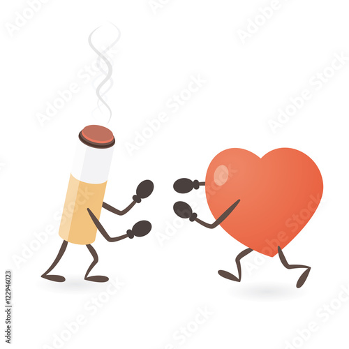 Heart and Cigarette Fighting