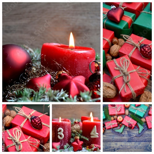 Weihnachten Collage - Grußk...