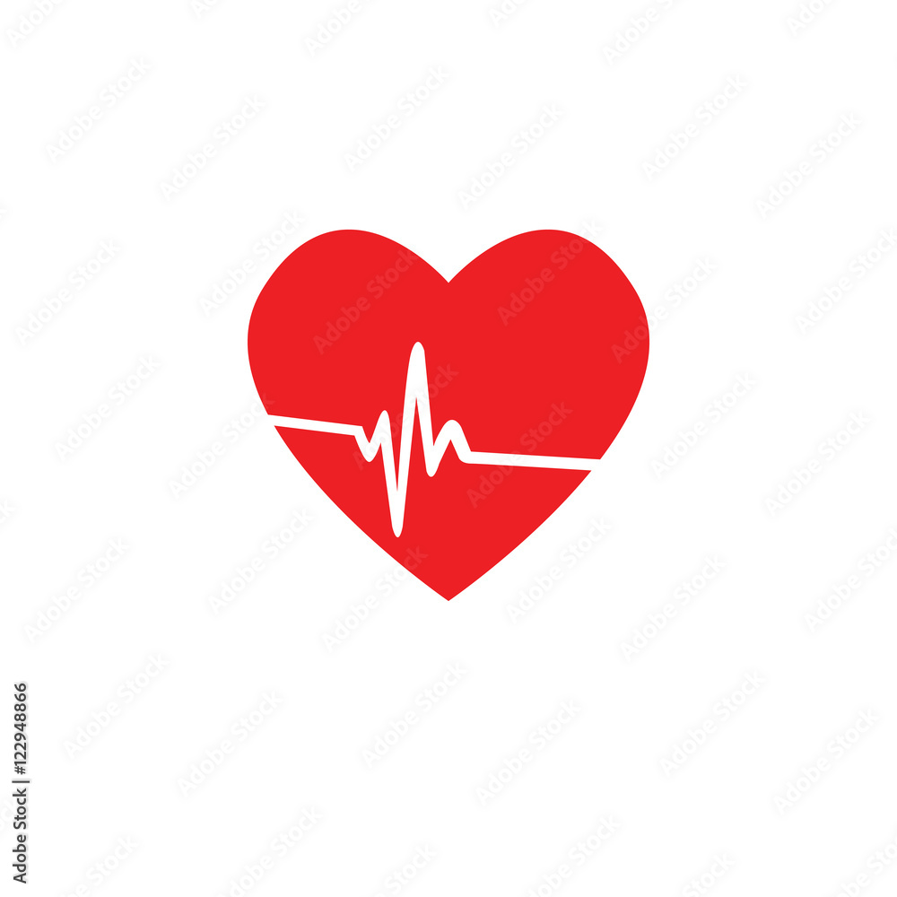Heart rate pulse icon, medical, vector illustration,white background. Heart rate pulse icon, medical, vector illustration,white background.