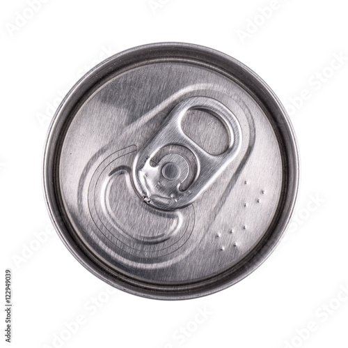 The can of food on white background