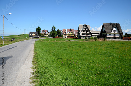 Obraz na płótnie The village in the Tatra Mountains (Poland) w salonie