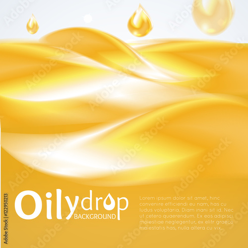 Oily drop background