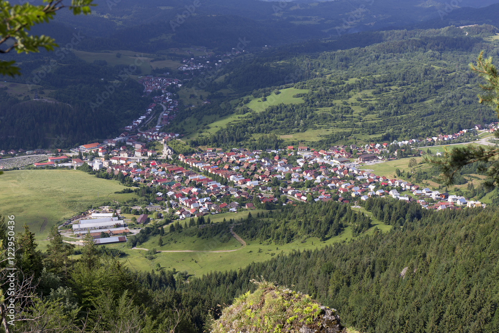 Terchova, Village in Little Fatra, the beautiful Mountains  in Slovakia