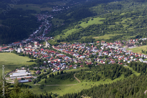 Terchova, Village in Little Fatra, the beautiful Mountains  in Slovakia photo