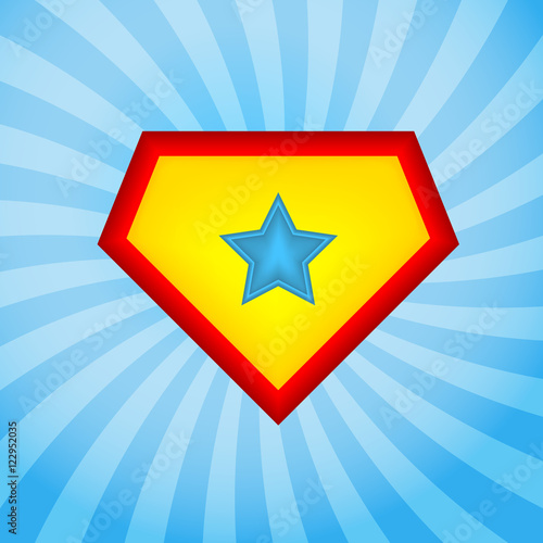 Superhero logo background.