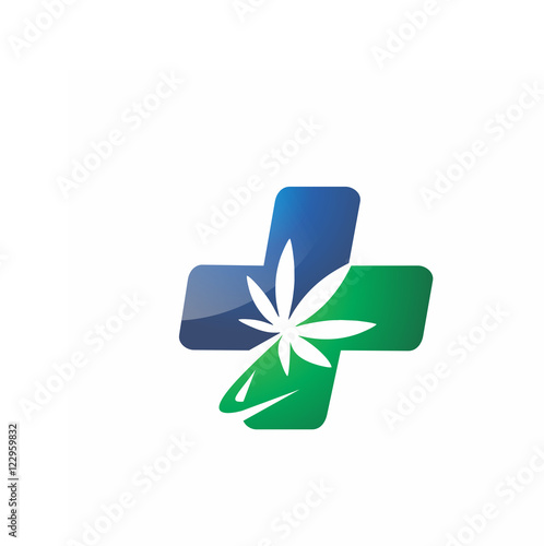 Wallpaper Mural Medical Cannabis Marijuana Logo Torontodigital.ca