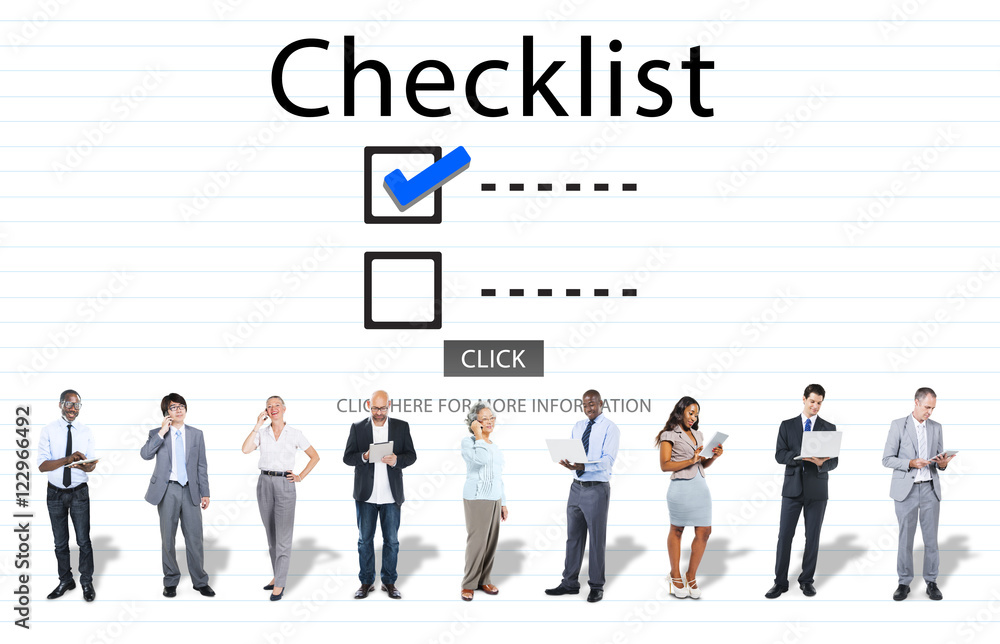 Checklist Choices To Do Audit Evaluation Concept Checklist Choices To Do Audit Evaluation Concept