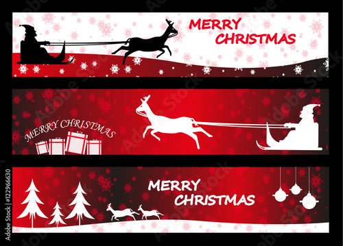 Merry Christmas Banners