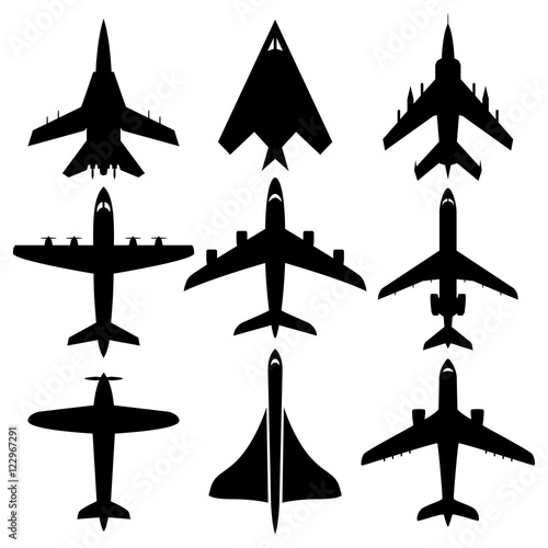 Aircraft Silhouettes photo