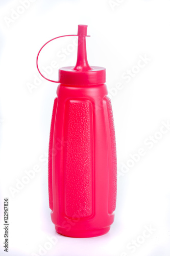 ketchup plastic red bottle