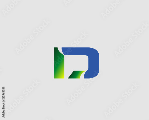 Letter d logo icon design template elements
