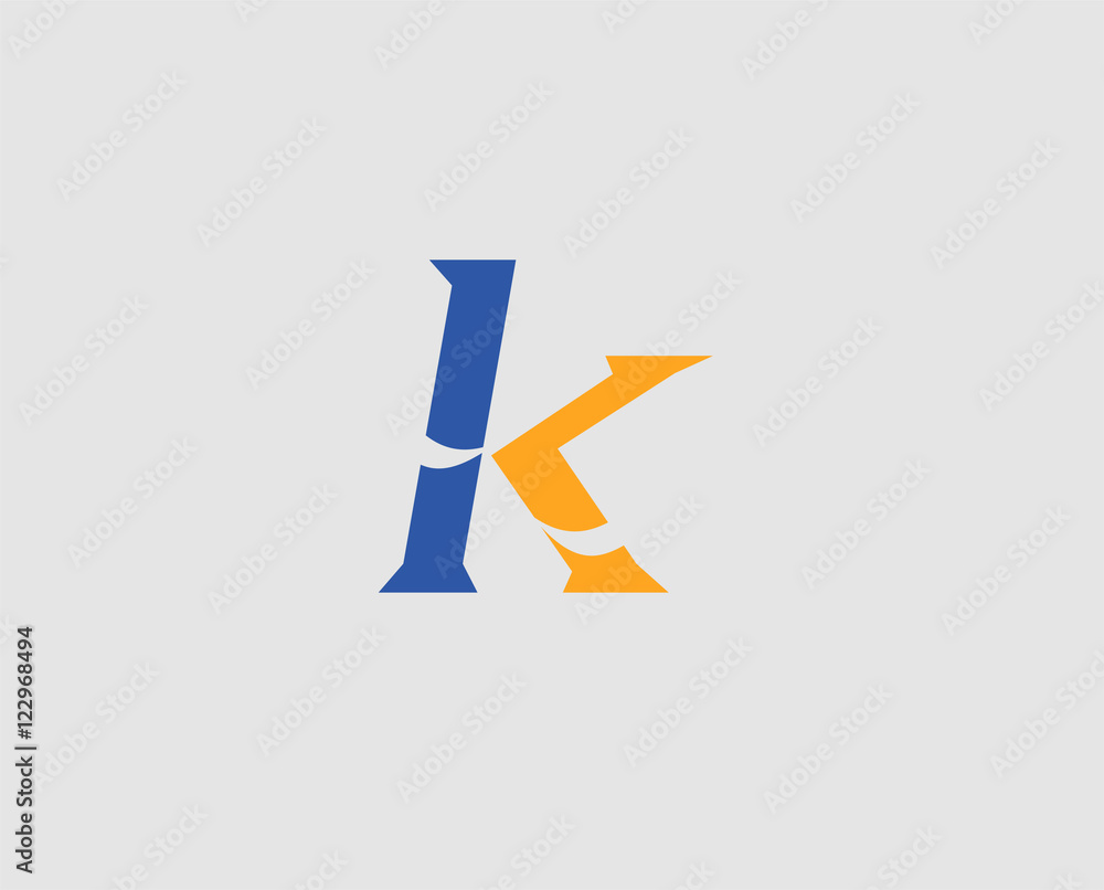 Letter K logo icon design template elements. Vector color sign
Letter K logo icon design template elements. Vector color sign