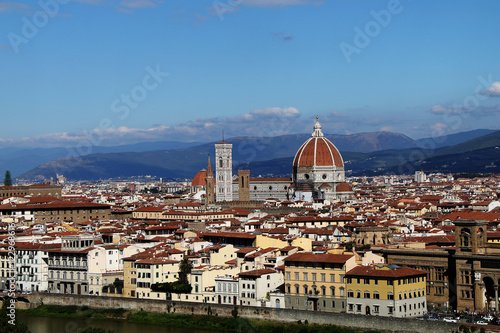 View of the Cathedral di Santa Maria del Fiore. Florence. Italy.