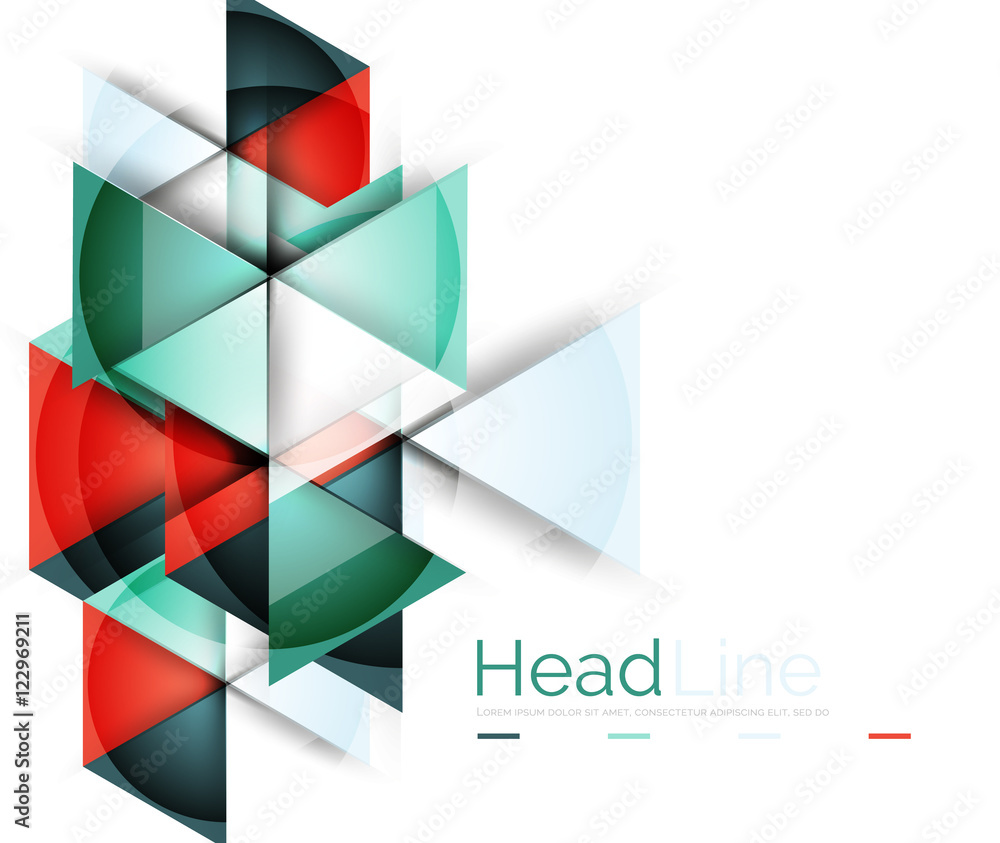 Triangle abstract background Triangle abstract background