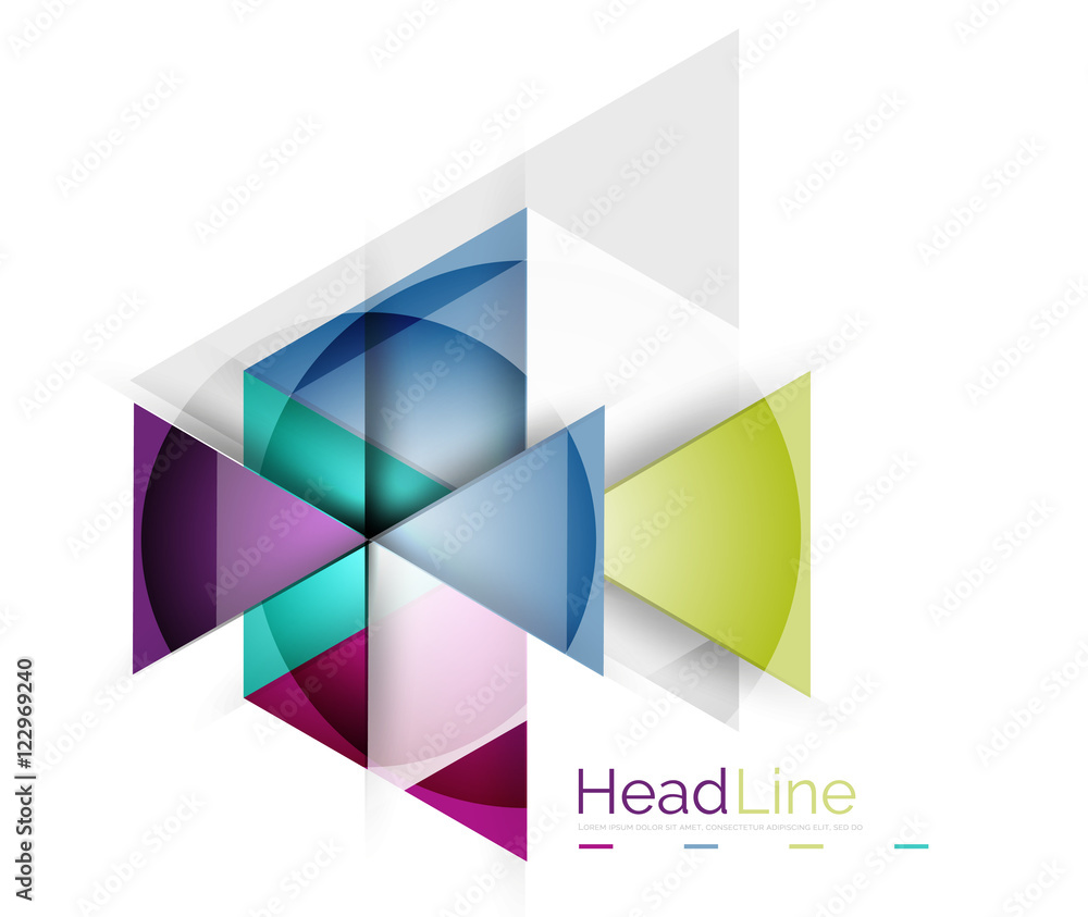 Triangle abstract background Triangle abstract background