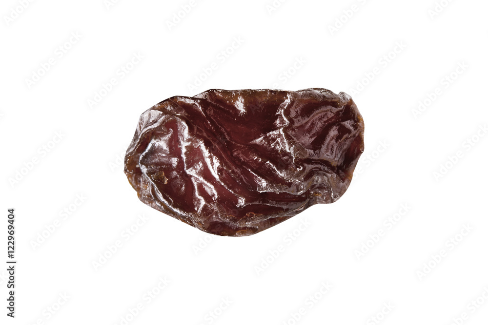 raisin isolated on white background.