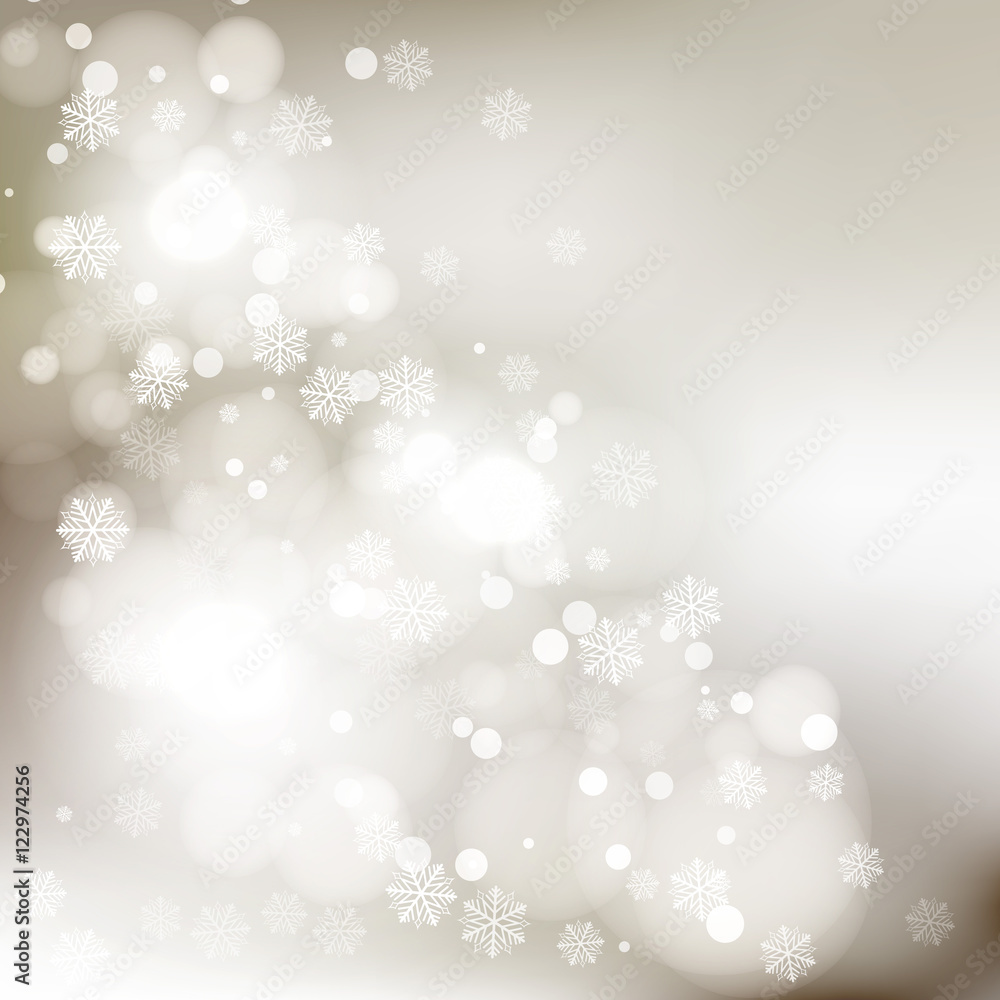Silver Christmas background Silver Christmas background