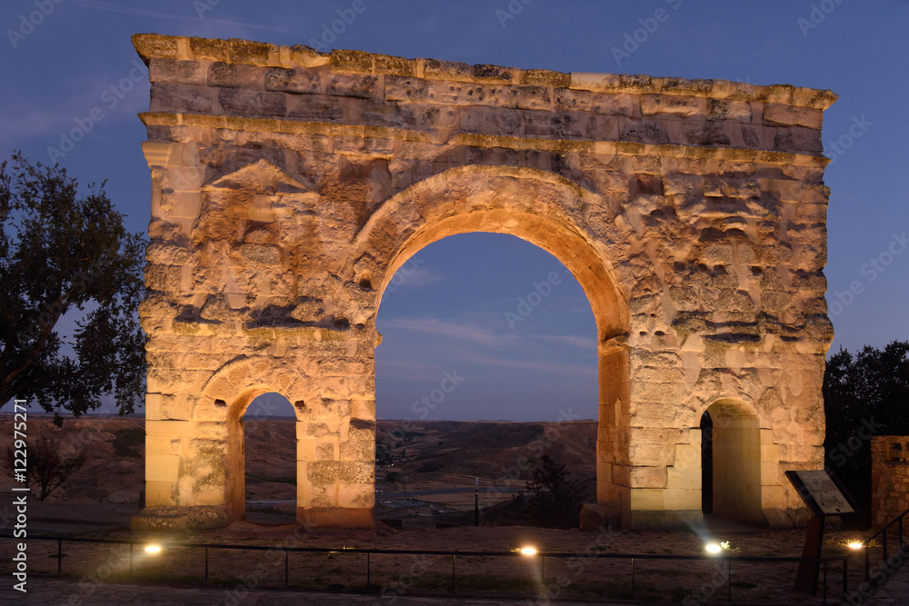 Roman arch of  Medinaceli, (2nd-3rd century), Soria province, Castilla-Leon,Spain