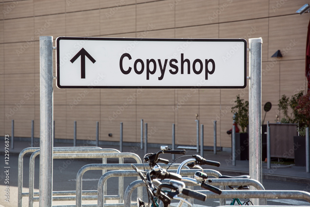 Obraz premium Schild 171 - Copyshop