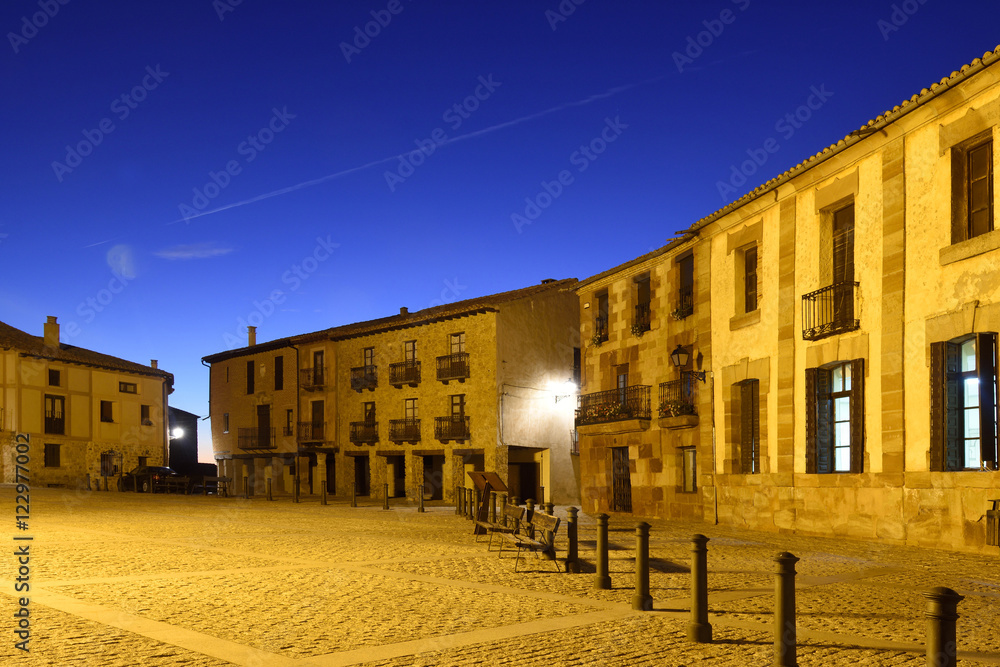 Main square of Medinaceli, Soria province, Catilla-Leon, Spain