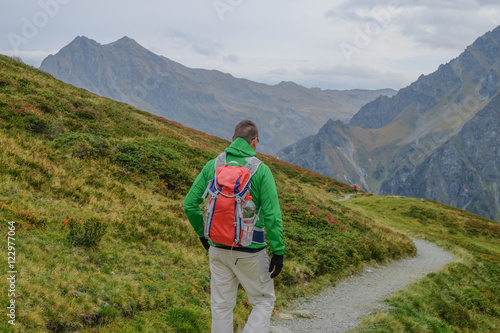 Wanderer im Montafon