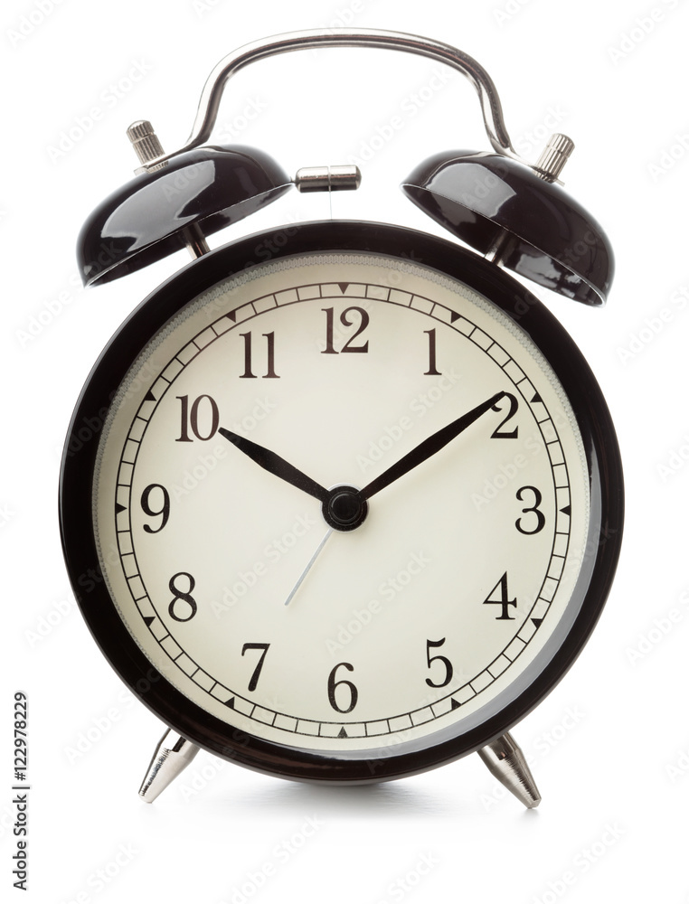 Alarm clock isolated on white background Alarm clock isolated on white background