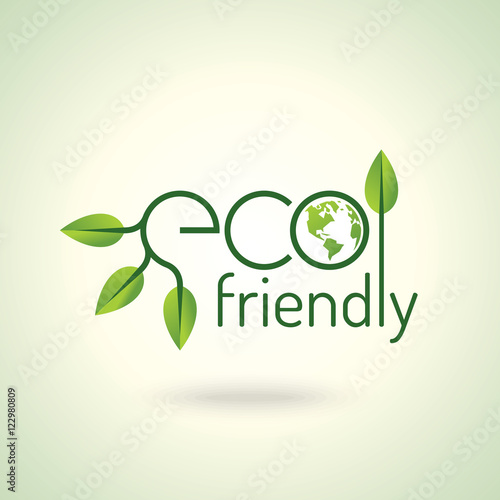 Green eco friendly design.