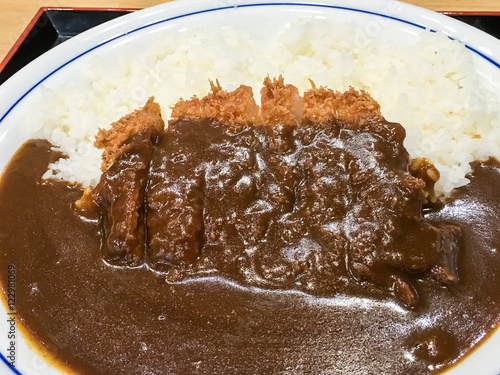 Japanese pork curry with rice