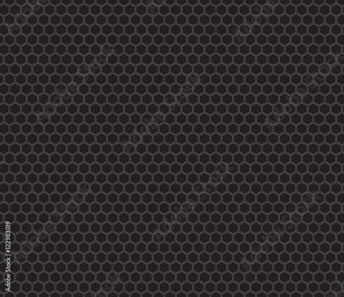 Wallpaper Mural Black honeycomb seamless pattern Torontodigital.ca