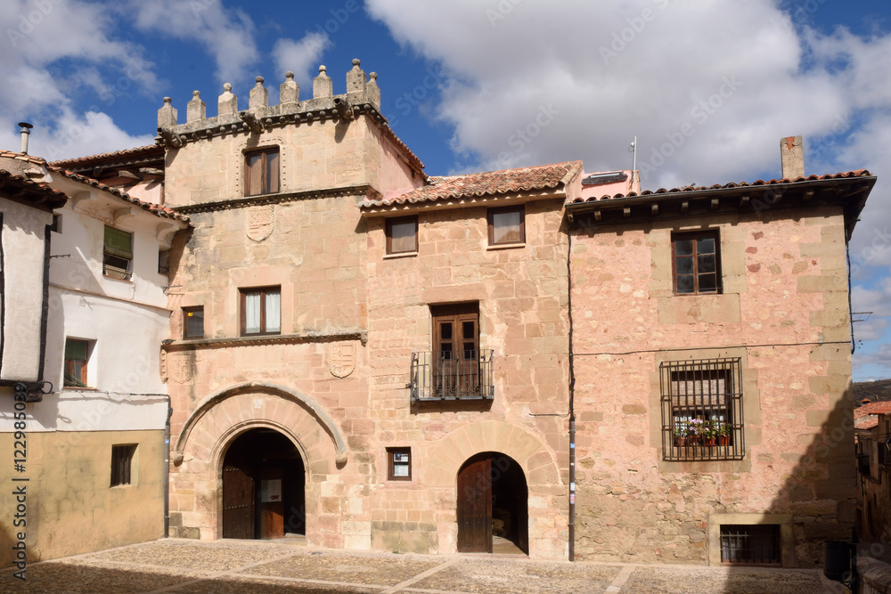 El Donzel house (XIV-XVIth Century) in Siguenza, Guadalajara province, Castilla-La Mancha, Spain.