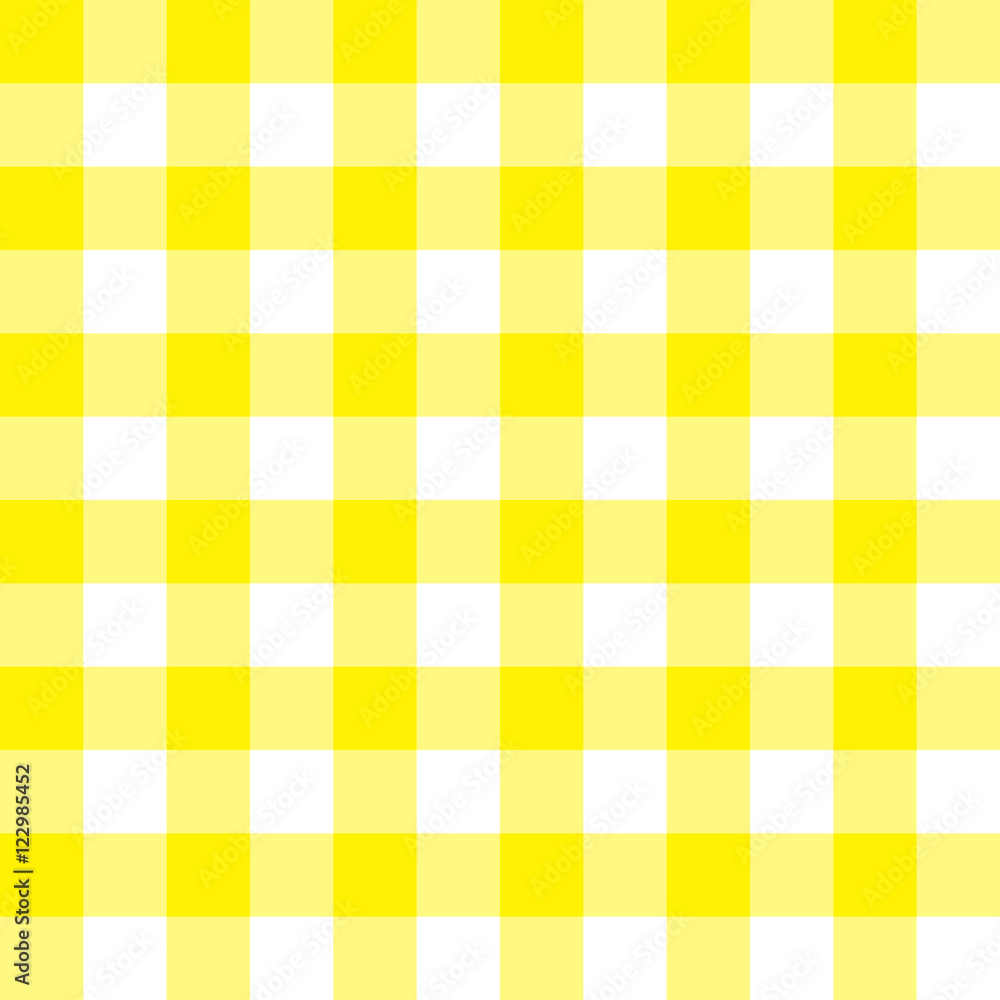Bold two-toned yellow and white checkered seamless background pattern Stock  Illustration | Adobe Stock