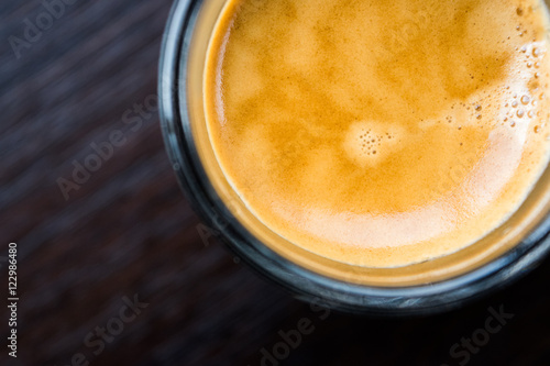 Espresso crema detail