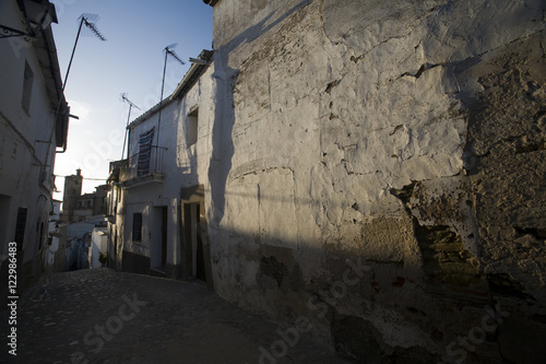 Jewish quarter streets, town of Alcantara, province of Caceres, autonomous community of Extremadura, southwestern Spain photo